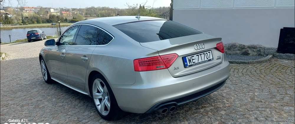 Audi A5 cena 76000 przebieg: 221750, rok produkcji 2016 z Gostynin małe 562